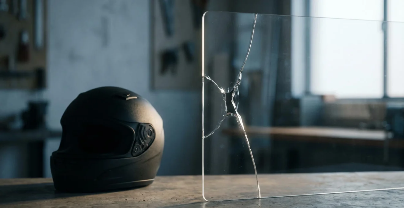 Concept symbolique illustrant la limite de protection de l'assurance responsabilité civile pour conducteur de scooter